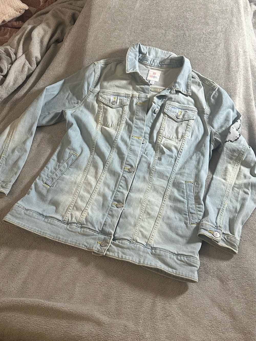LuLaRoe Light Blue Denim Jacket for  women